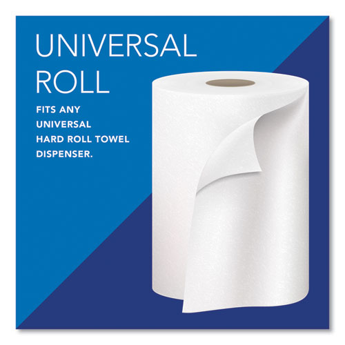 Image of Scott® Essential High Capacity Hard Roll Towels for Business, Absorbency Pockets, 1-Ply, 8" x 1,000 ft, 1.5" Core, White,12 Rolls/CT