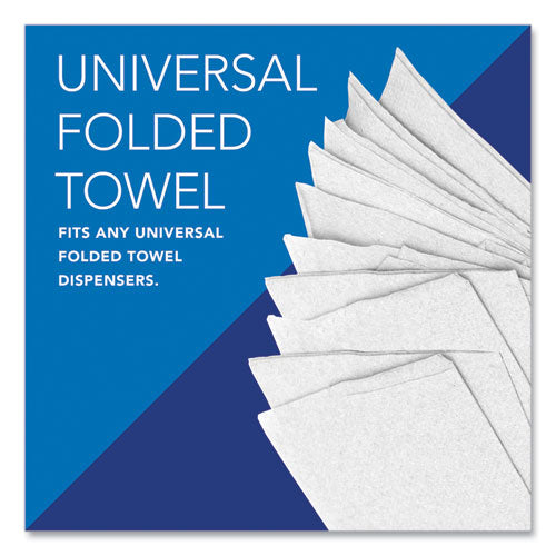 Image of Scott® Essential Multi-Fold Towels, Plus Tier, Absorbency Pockets, 1-Ply, 9.2 x 9.4, White, 250/Packs, 16 Packs/Carton