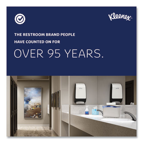 Image of Kleenex® Multi-Fold Paper Towels, 1-Ply, 9.2 x 9.4, White, 150/Pack, 16 Packs/Carton