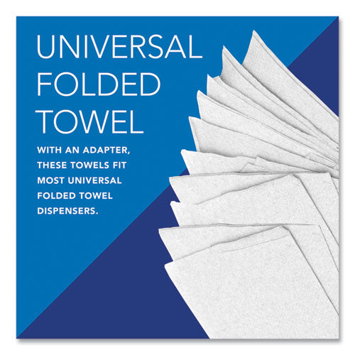Image of Scott® Pro Scottfold Towels, 1-Ply, 7.8 x 12.4, White, 175 Towels/Pack, 25 Packs/Carton