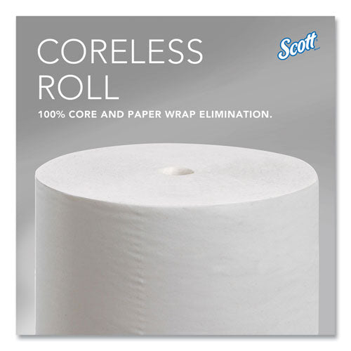 Image of Scott® Essential Coreless SRB Bathroom Tissue, Septic Safe, 2-Ply, White, 1,000 Sheets/Roll, 36 Rolls/Carton