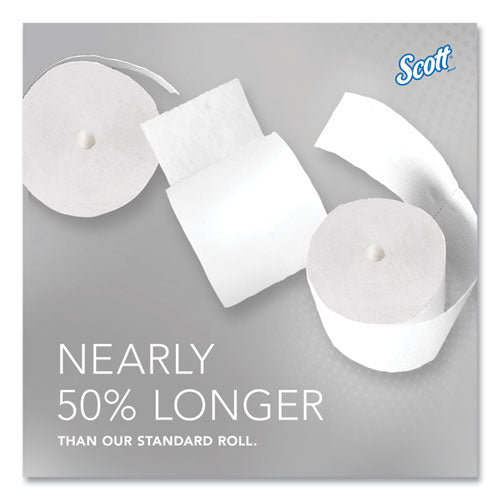 Image of Scott® Essential Coreless SRB Bathroom Tissue, Septic Safe, 2-Ply, White, 1,000 Sheets/Roll, 36 Rolls/Carton