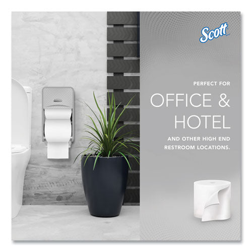 Image of Scott® Essential Coreless SRB Bathroom Tissue, Septic Safe, 2-Ply, White, 1,000 Sheets/Roll, 36 Rolls/Carton