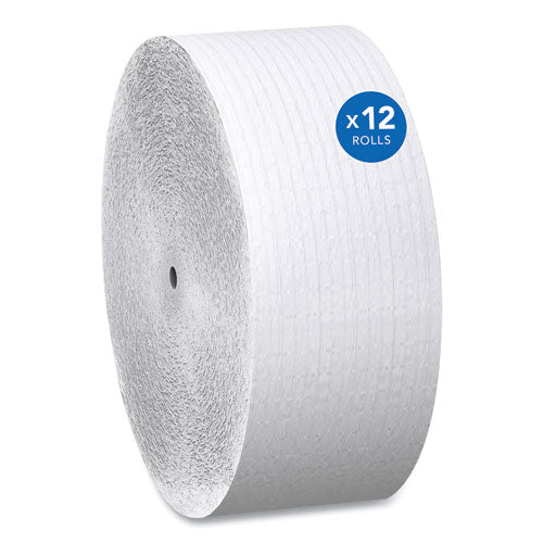 Image of Scott® Essential Coreless JRT, Septic Safe, 1-Ply, White, 3.75 x 2,300 ft, 12 Rolls/Carton