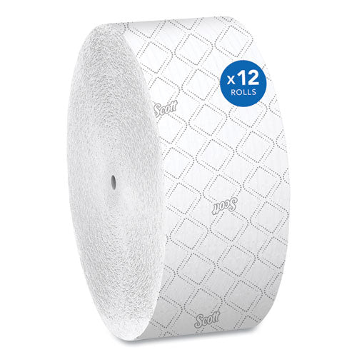 Image of Scott® Essential Coreless JRT, Septic Safe, 2-Ply, White, 3.75" x 1,150 ft, 12 Rolls/Carton