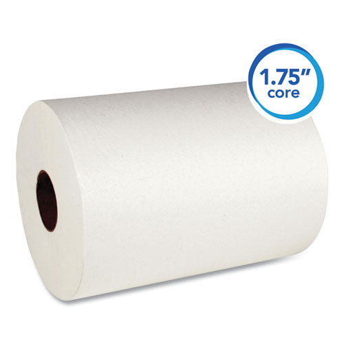 Image of Scott® Slimroll Towels, Absorbency Pockets, 8" x 580 ft, White, 6 Rolls/Carton