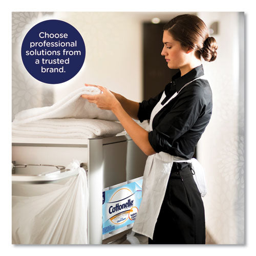 Image of Cottonelle® Clean Care Bathroom Tissue, Septic Safe, 1-Ply, White, 170 Sheets/roll, 48 Rolls/carton