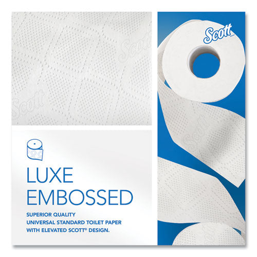 Image of Scott® Essential 100% Recycled Fiber SRB Bathroom Tissue, Septic Safe, 2-Ply, White, 473 Sheets/Roll, 80 Rolls/Carton