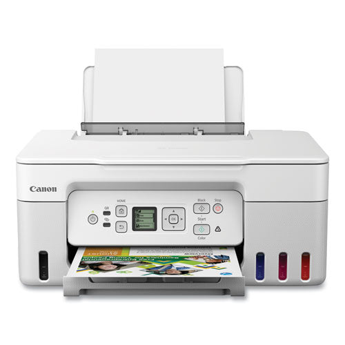 Image of Canon® PIXMA G3270 Wireless MegaTank All-In-One Printer, Copy/Print/Scan, White
