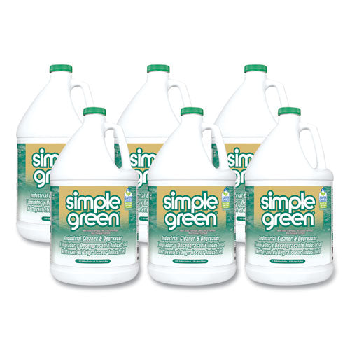 Image of Simple Green® Industrial Cleaner And Degreaser, Concentrated, 1 Gal Bottle, 6/carton