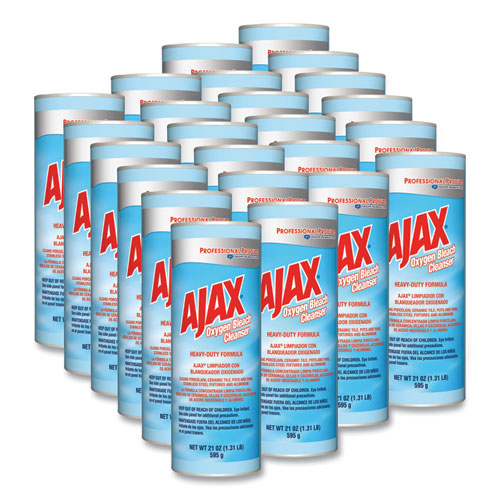 Image of Ajax® Oxygen Bleach Powder Cleanser, 21oz Can, 24/carton