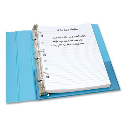 Image of Avery® Mini Size Binder Filler Paper, 7-Hole Side Punched, 5.5 x 8.5, College Rule, 100/Pack