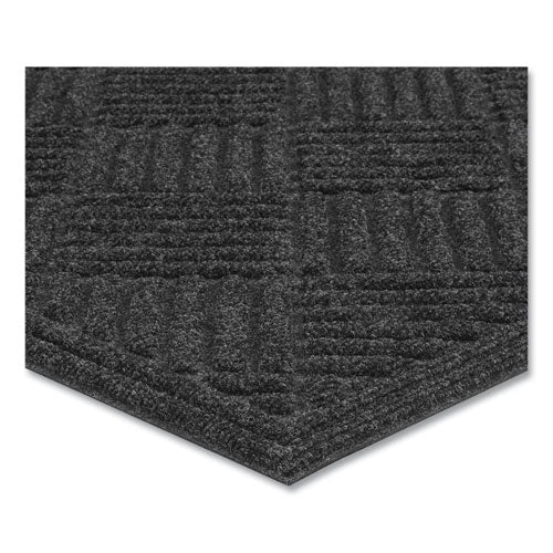 Image of Apache Mills® Ecomat Crosshatch Entry Mat, 36 x 60, Charcoal