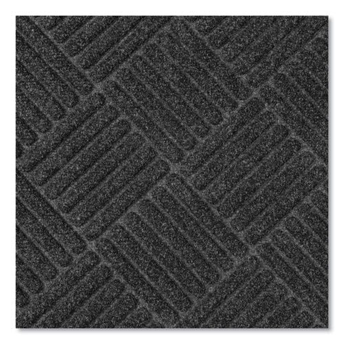 Image of Apache Mills® Ecomat Crosshatch Entry Mat, 48 x 72, Charcoal