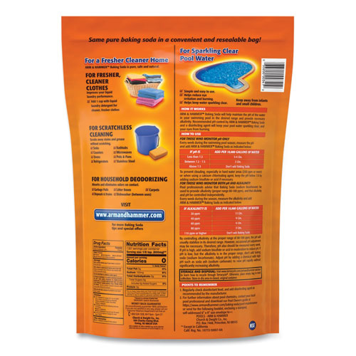 Image of Arm & Hammer Baking Soda, 10.8 lb Bag, 4/Carton
