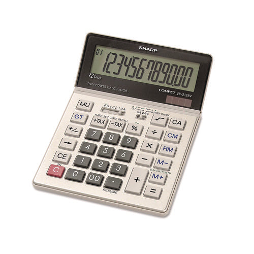 Image of Sharp® Vx2128v Commercial Desktop Calculator, 12-Digit Lcd