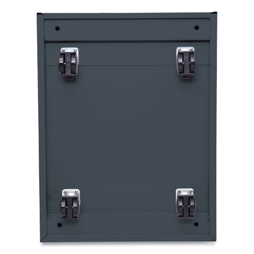 Image of Alera® File Pedestal With Full-Length Pull, Left Or Right, 3-Drawers: Box/box/file, Legal/letter, Charcoal, 14.96" X 19.29" X 27.75"