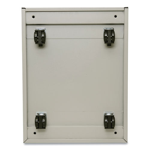 Image of Alera® File Pedestal With Full-Length Pull, Left Or Right, 3-Drawers: Box/box/file, Legal/letter, Putty, 14.96" X 19.29" X 27.75"