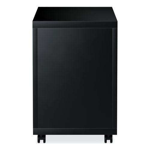 Image of Alera® File Pedestal With Full-Length Pull, Left Or Right, 2-Drawers: Box/file, Legal/letter, Black, 14.96" X 19.29" X 21.65"