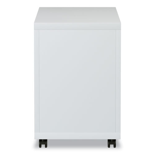 Image of Alera® File Pedestal With Full-Length Pull, Left Or Right, 2-Drawers: Box/file, Legal/letter, Light Gray, 14.96" X 19.29" X 21.65"