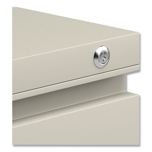 Image of Alera® File Pedestal With Full-Length Pull, Left Or Right, 2-Drawers: Box/file, Legal/letter, Putty, 14.96" X 19.29" X 21.65"
