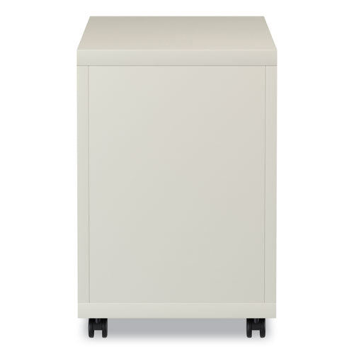 Image of Alera® File Pedestal With Full-Length Pull, Left Or Right, 2-Drawers: Box/file, Legal/letter, Putty, 14.96" X 19.29" X 21.65"