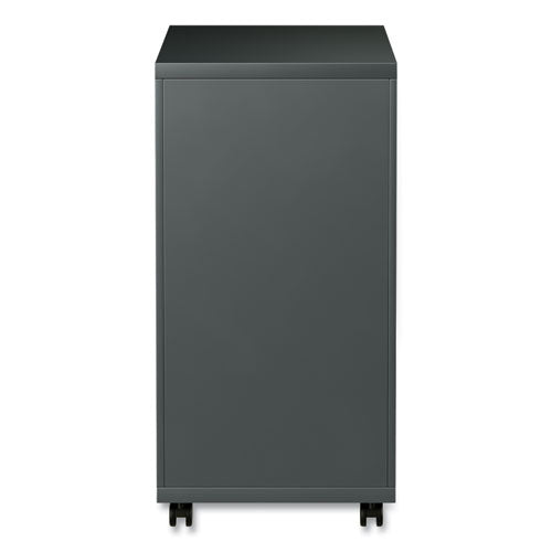 Image of Alera® File Pedestal With Full-Length Pull, Left Or Right, 2 Legal/letter-Size File Drawers, Charcoal, 14.96" X 19.29" X 27.75"