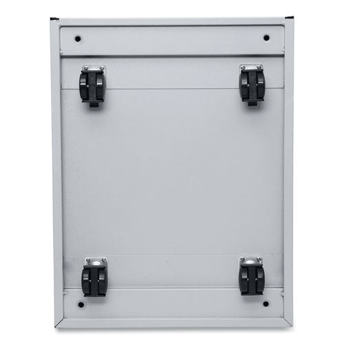 Image of Alera® File Pedestal With Full-Length Pull, Left Or Right, 2 Legal/letter-Size File Drawers, Light Gray, 14.96" X 19.29" X 27.75"