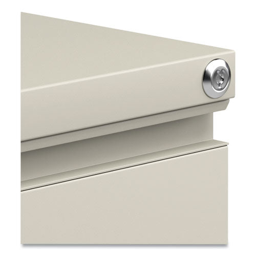 Image of Alera® File Pedestal With Full-Length Pull, Left Or Right, 2 Legal/letter-Size File Drawers, Putty, 14.96" X 19.29" X 27.75"
