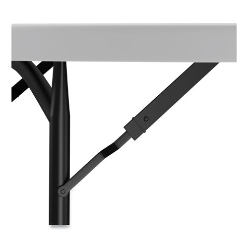 Image of Alera® Round Plastic Folding Table, 60" Diameter x 29.25h, White