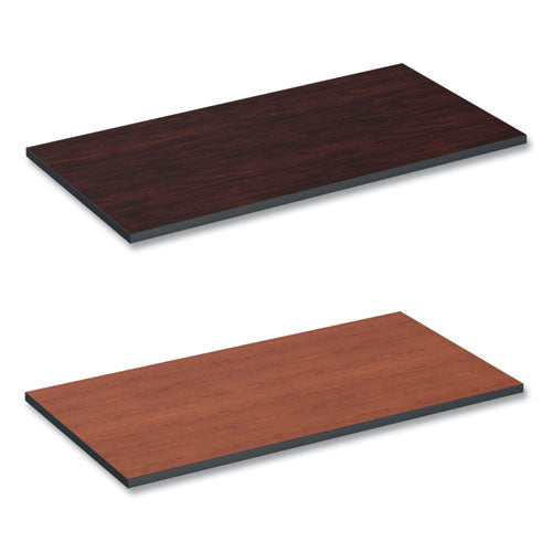 Image of Alera® Reversible Laminate Table Top, Rectangular, 47.63 X 23.63, Medium Cherry/mahogany