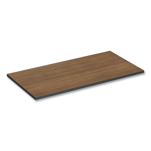 Image of Alera® Reversible Laminate Table Top, Rectangular, 47.63w X 23.63d, Espresso/walnut