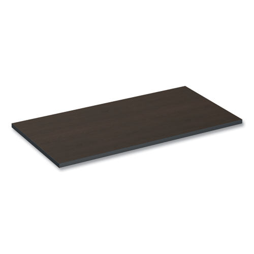 Image of Alera® Reversible Laminate Table Top, Rectangular, 47.63w X 23.63d, Espresso/walnut