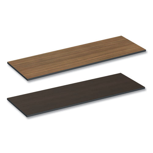 Image of Alera® Reversible Laminate Table Top, Rectangular, 71.5w X 23.63d, Espresso/walnut
