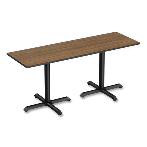 Image of Alera® Reversible Laminate Table Top, Rectangular, 71.5w X 23.63d, Espresso/walnut