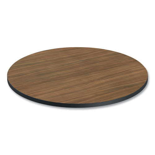 Image of Alera® Reversible Laminate Table Top, Round, 35.5" Diameter, Espresso/Walnut