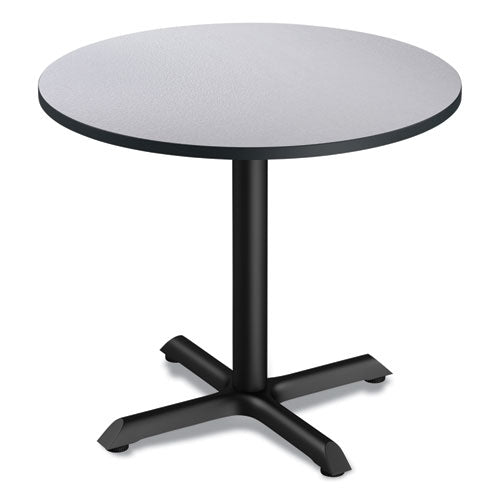 Image of Alera® Reversible Laminate Table Top, Round, 35.5" Diameter, White/Gray