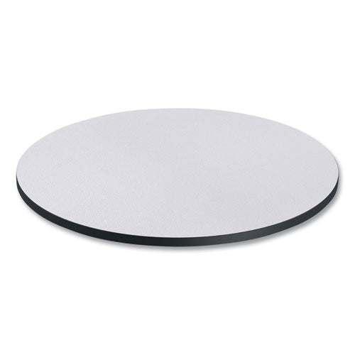 Image of Alera® Reversible Laminate Table Top, Round, 35.5" Diameter, White/Gray