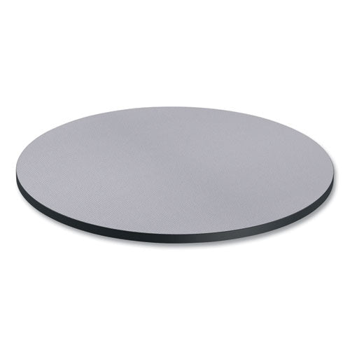 Image of Alera® Reversible Laminate Table Top, Round, 35.5" Diameter, White/Gray