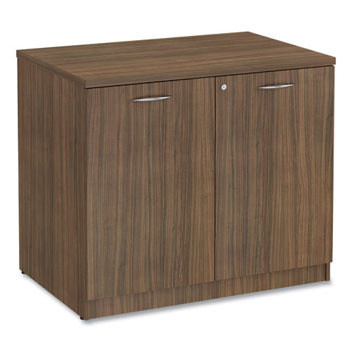 Image of Alera® Alera Valencia Series Storage Cabinet, 34.3w x 22.78d x 29.5h, Modern Walnut