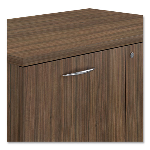 Image of Alera® Alera Valencia Series Storage Cabinet, 34.3w x 22.78d x 29.5h, Modern Walnut