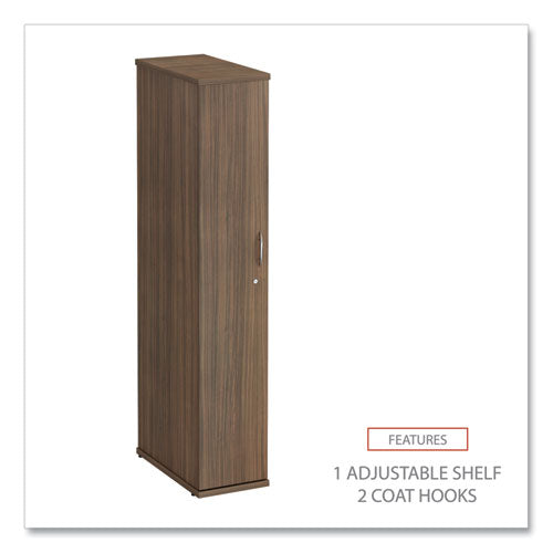 Image of Alera® Alera Valencia Series Wardrobe, 11.88w x 22.78d x 65h, Modern Walnut