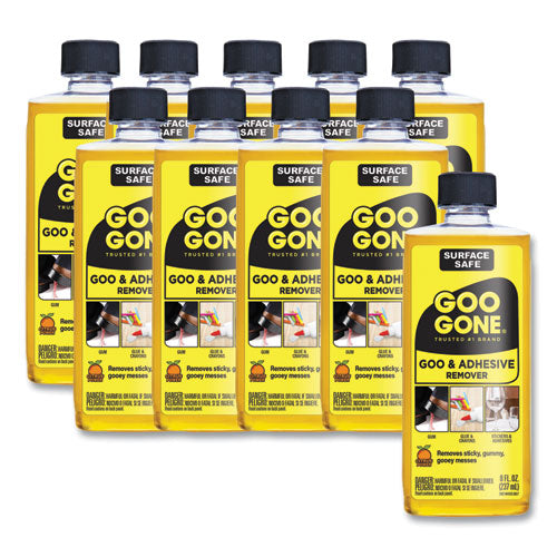 Image of Goo Gone® Original Cleaner, Citrus Scent, 8 Oz Bottle, 12/carton
