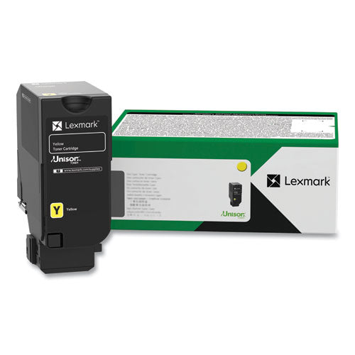 Image of Lexmark 74C0SYG Return Program Toner, 7,000 Page-Yield, Yelllow