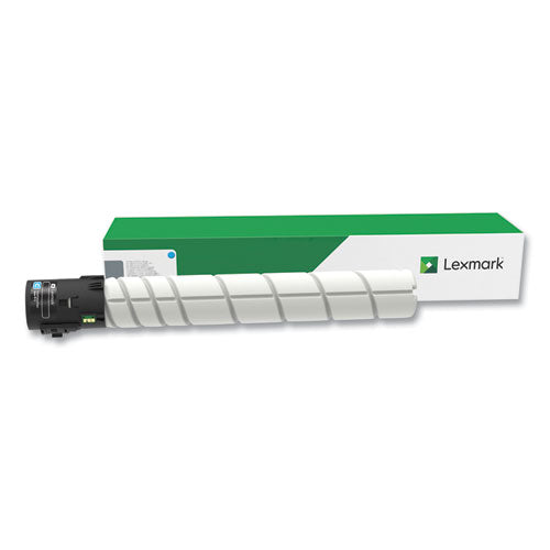 Image of Lexmark 76C00C0 Toner, 18,500 Page-Yield, Cyan
