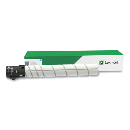 Image of Lexmark 76C0HC0 High-Yield Toner, 34,000 Page-Yield, Cyan