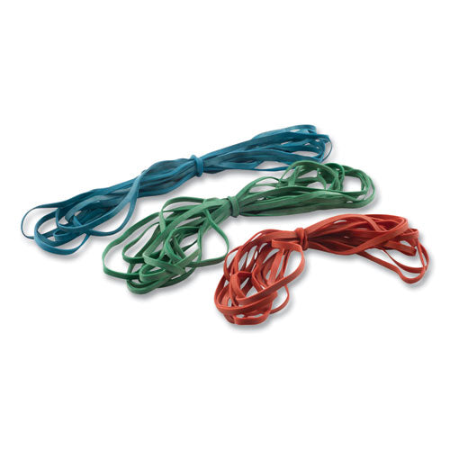 Image of Alliance® SuperSize Bands, 0.25" x 12", 4,060 psi Max Elasticity, Red, 18/Pack