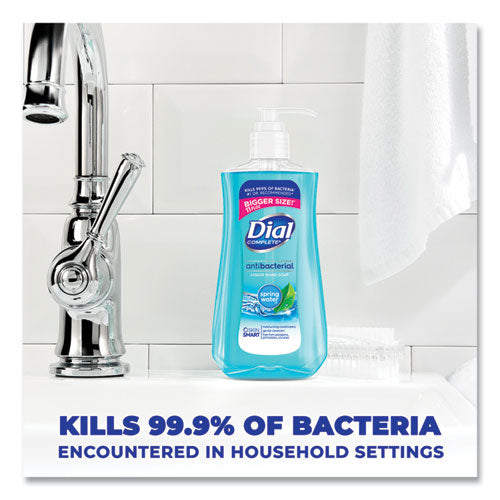 Image of Dial® Antibacterial Liquid Hand Soap, Spring Water Scent, 11 oz, 12/Carton
