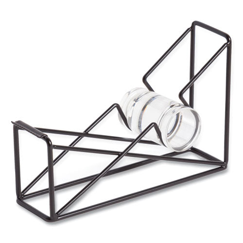 Image of U Brands Vena Tape Dispenser, 1" Core, Metal, Black