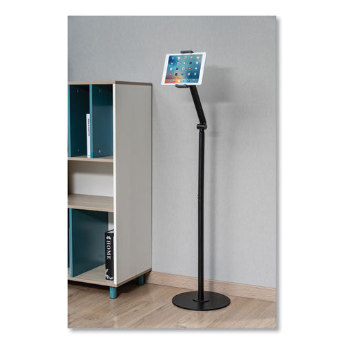 Image of Kantek Tablet and Phone Stand, Floor Stand, Black